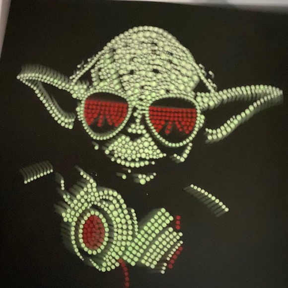 Handmade Yoda painting - Picture 5 of 5